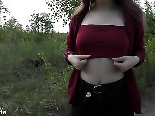 free video gallery doggystyle-fucked-girl-walking-in-forest-with-naked